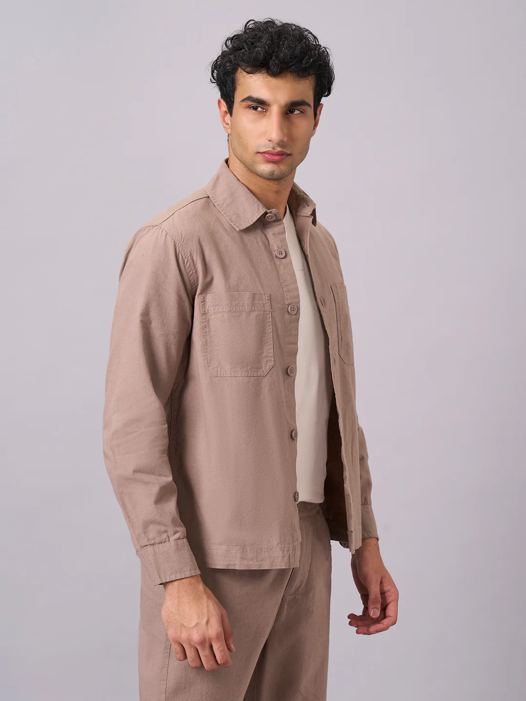 Men's Avenue Cotton Linen Regular Fit Jacket - Image 3
