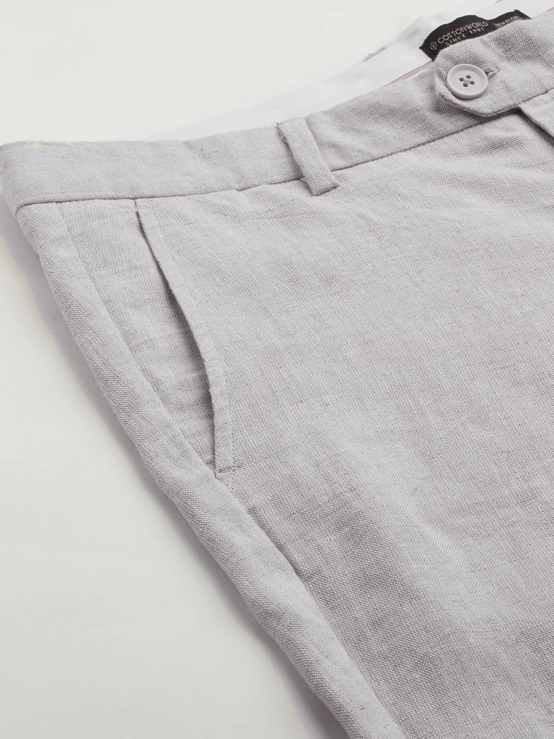 Men's Natural Linen Excel Regular Fit Pant - Image 7