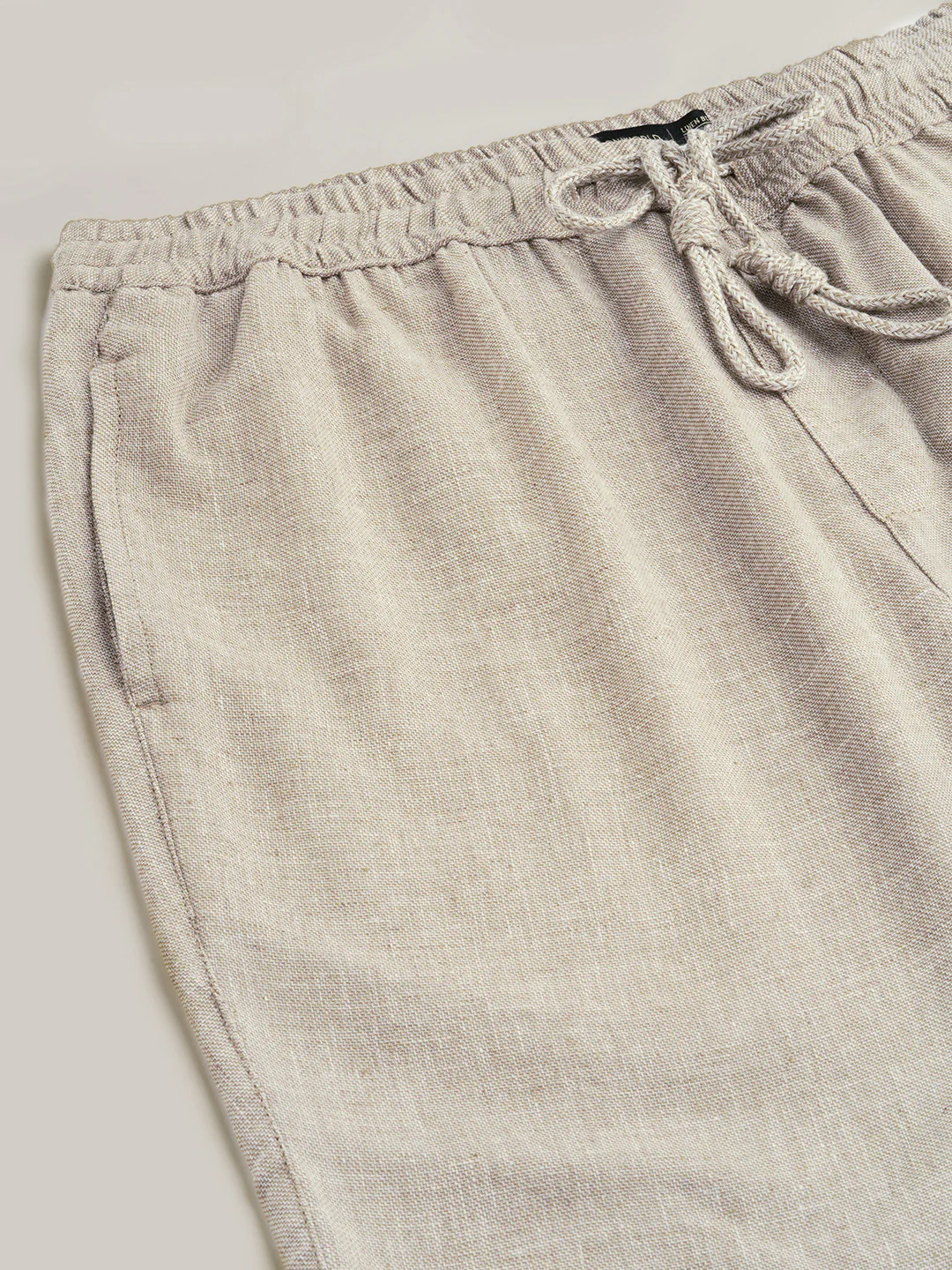 Men's Natural Cotton Linen Regular Fit Shorts - Image 9