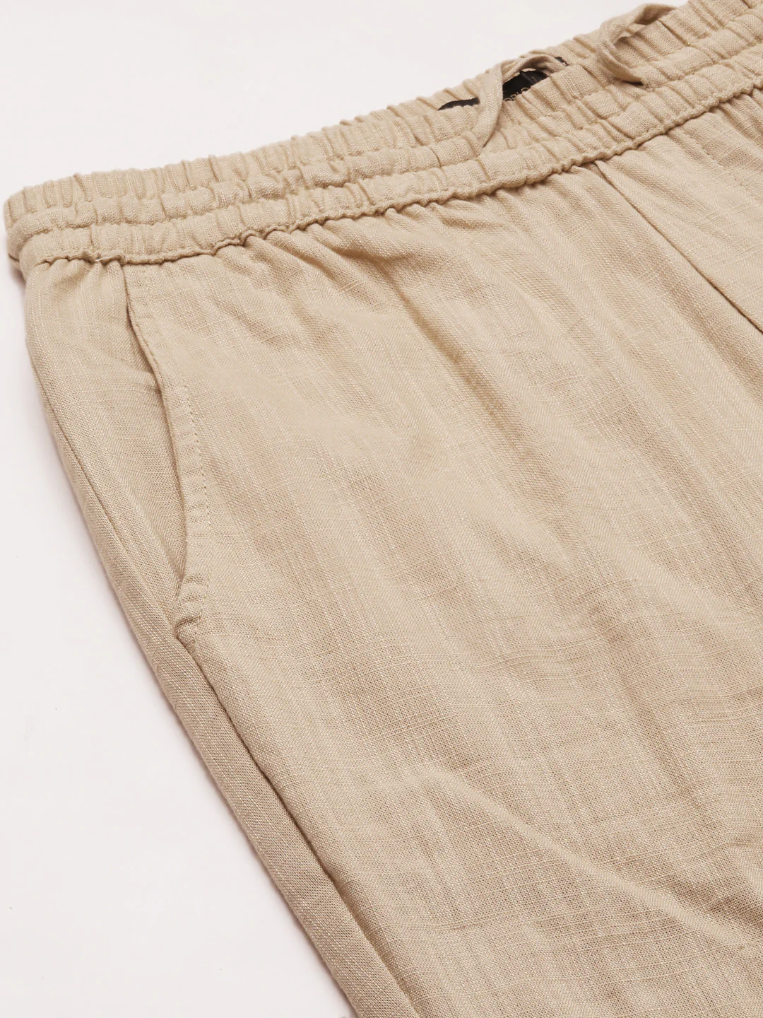 Men's Beige Cotton Regular Fit Shorts - Image 7