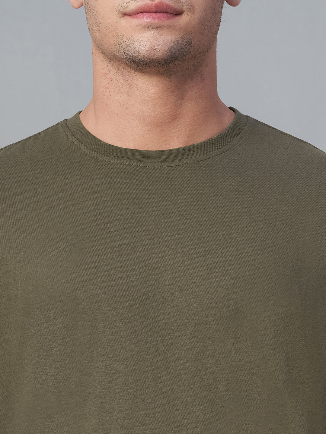 Men's Brown 100% Cotton Regular Fit Tshirt - Image 6
