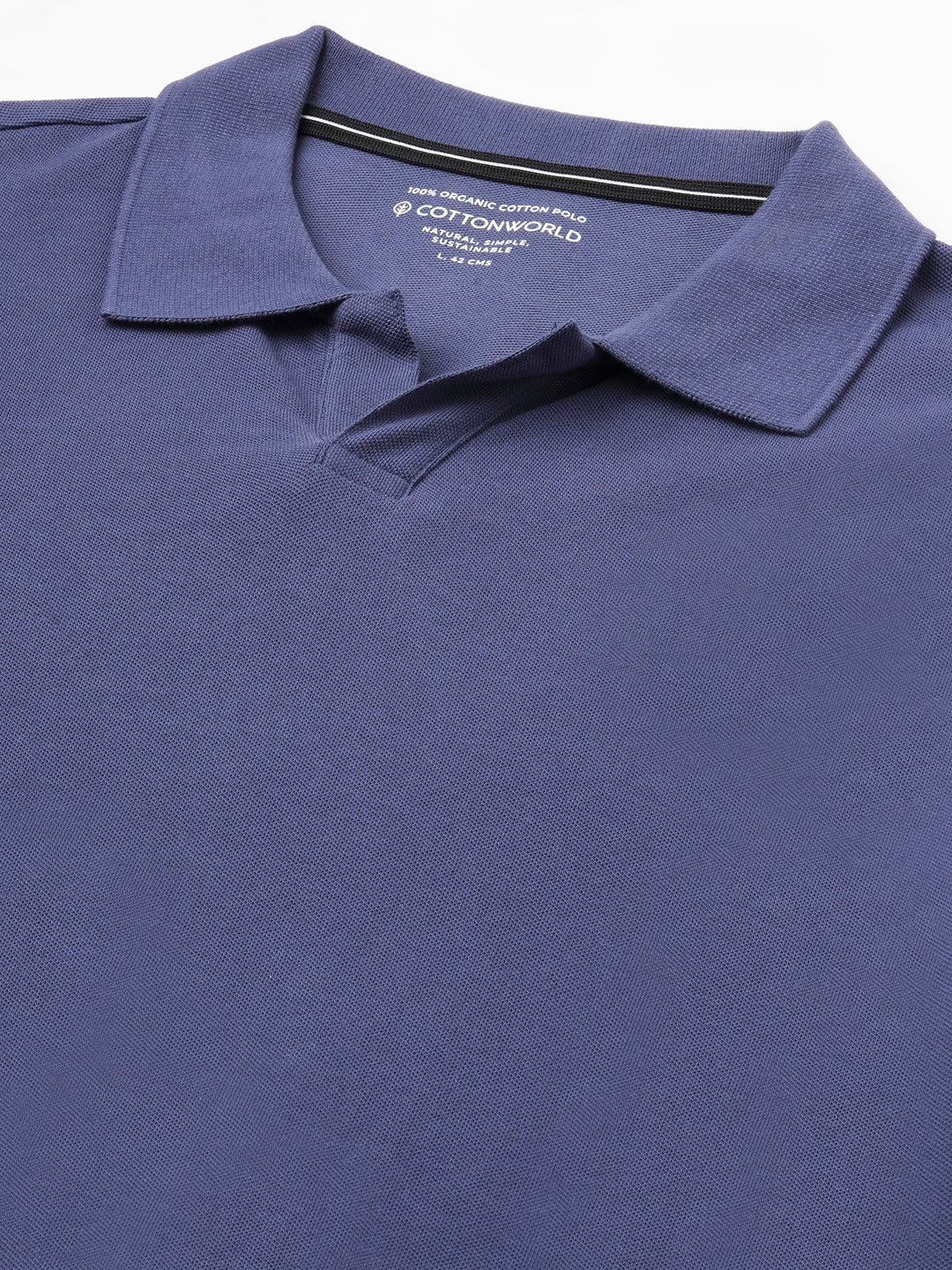 Men's Marine 100% Cotton Regular Fit Tshirt - Image 8