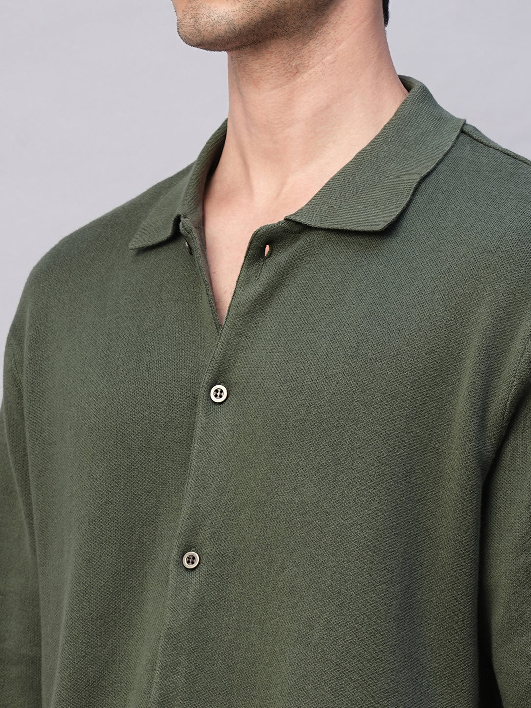 Men's Green 100% Cotton Regular Fit Tshirt - Image 8